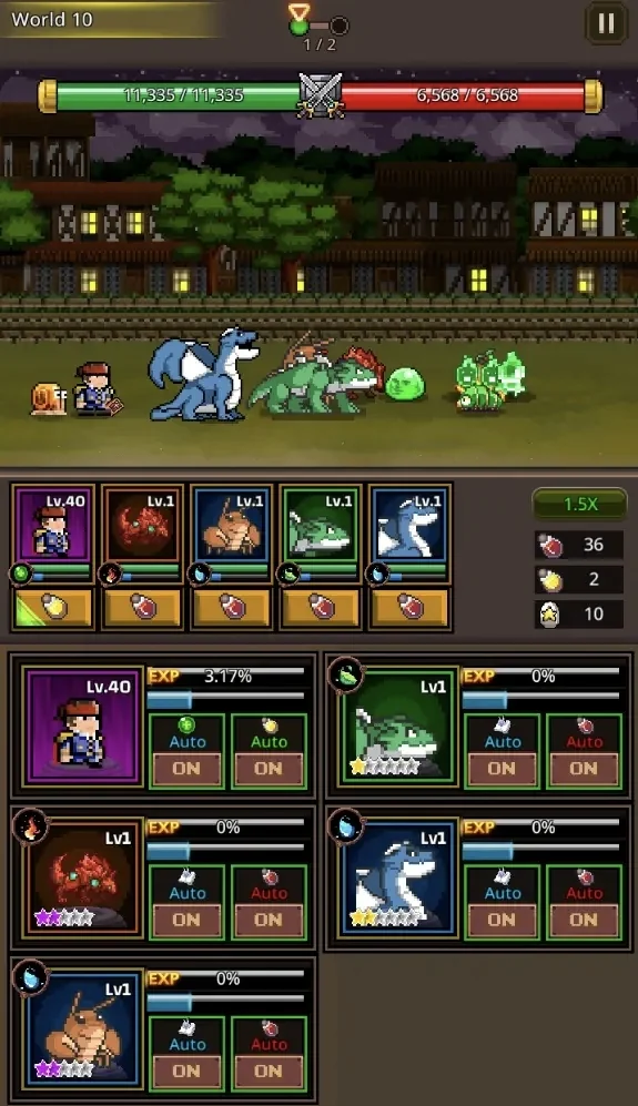 培养像素兽大师1.3.9中文版免内购像素养成RPG手游下载-锐品游戏库