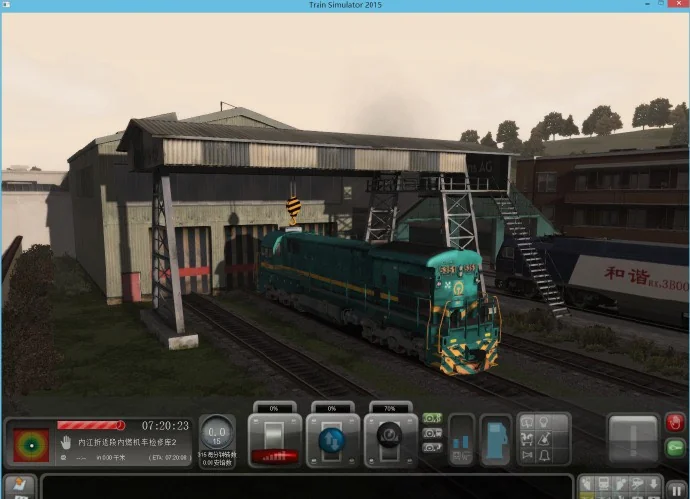 模拟火车2015 v1.5中文版高画质真实驾驶模拟游戏免费下载-锐品游戏库