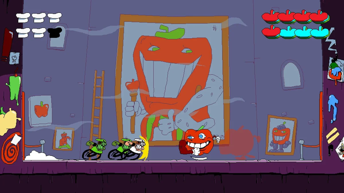 图片[1]-披萨塔Pizza Tower v1.1.2中文版高帧速2D平台跳跃游戏免费下载-锐品游戏库