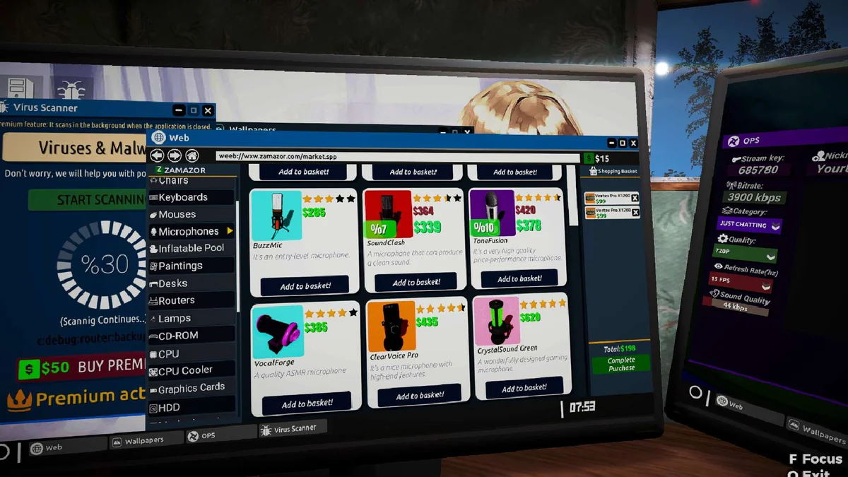 图片[1]-主播人生模拟器2 v1.0 中文版高画质直播模拟经营游戏免费下载-锐品游戏库