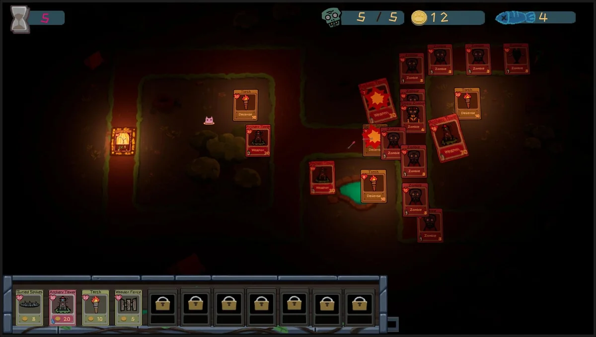 卡牌猫守卫战v1.2.18中文版塔防卡牌生存游戏免费下载-锐品游戏库