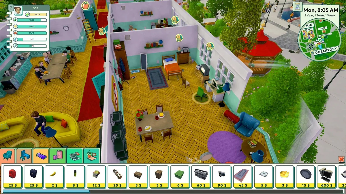 图片[1]-校园生活v2025.9.16最新中文版高自由模拟经营解压即玩-锐品游戏库