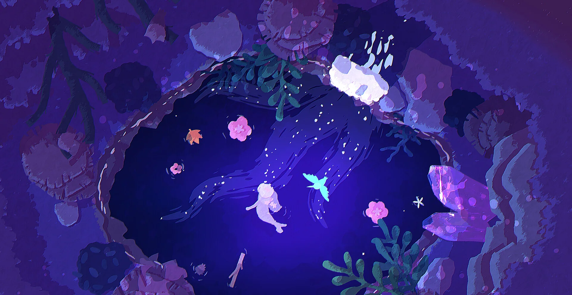 图片[1]-水泽仙女NAIAD Switch中文v1.0.3升级整合版 治愈系自然解谜冒险免费下载-锐品游戏库