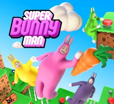 超级兔子人Super Bunny Man中文版v1.1.4下载|四人联机物理派对闯关游戏Switch资源-锐品游戏库