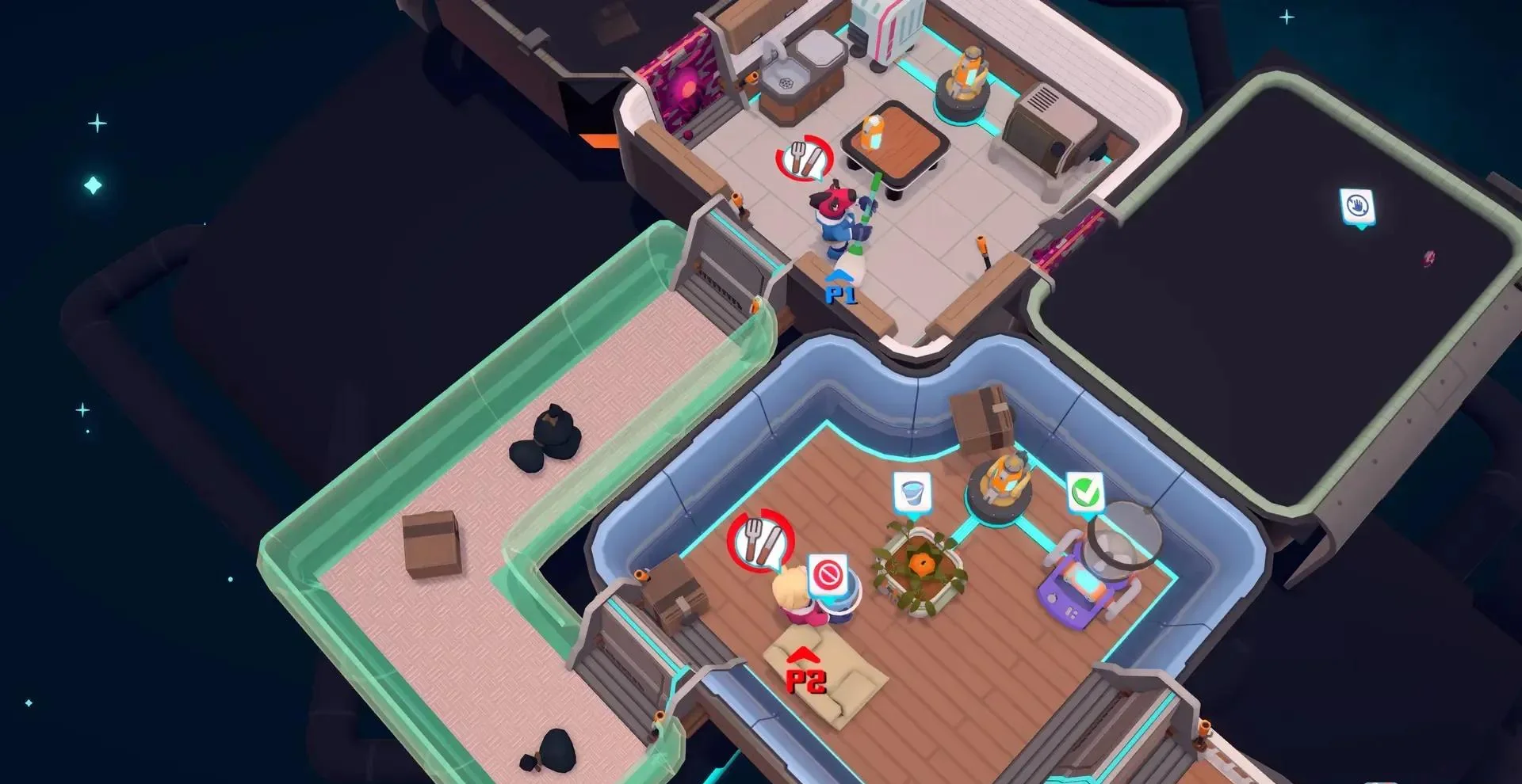 图片[1]-太空乱游Switch版v1.0.4英文本体下载|4人合作飞船经营模拟高画质-锐品游戏库