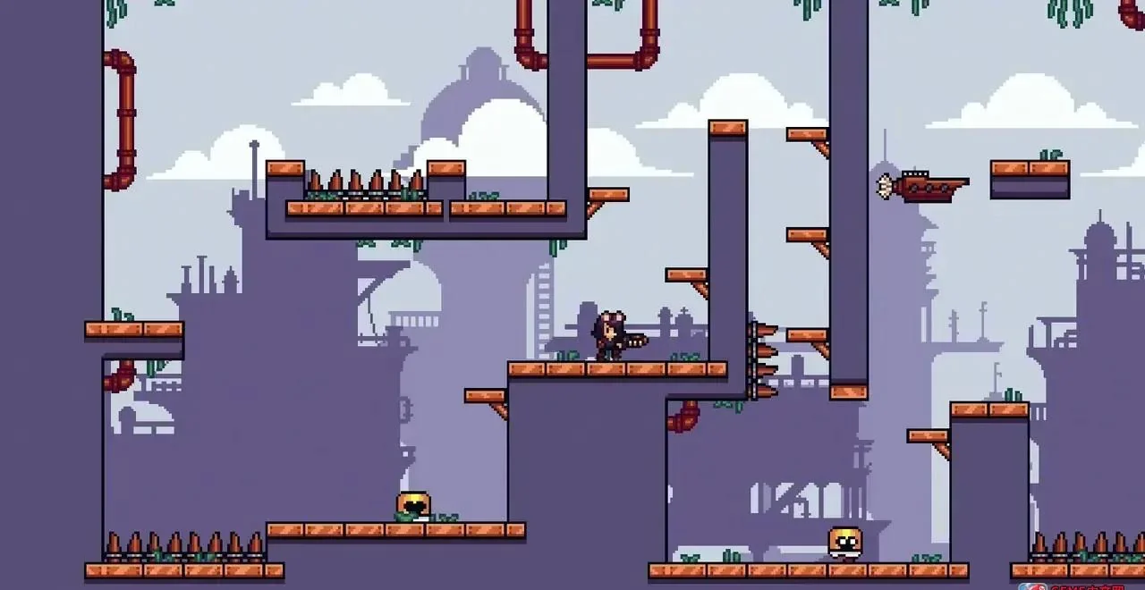 图片[1]-机械塔Mechanita中文版Switch下载 蒸汽朋克像素平台解谜v1.0.0-锐品游戏库