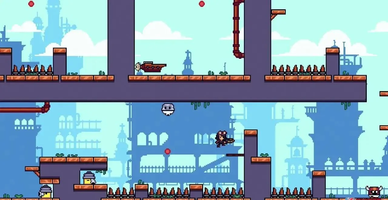 图片[2]-机械塔Mechanita中文版Switch下载 蒸汽朋克像素平台解谜v1.0.0-锐品游戏库