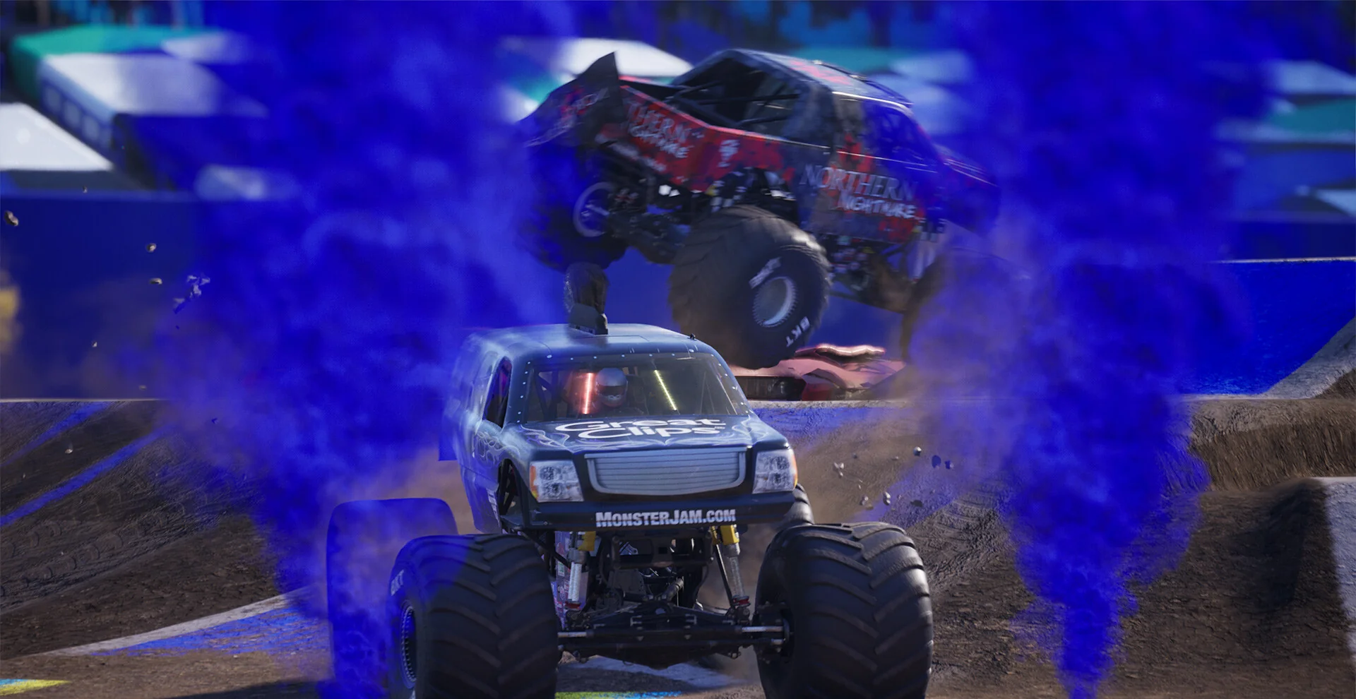 图片[1]-Monster Jam Showdown怪兽卡车对决Switch中文v1.0.8高画质特技竞速游戏下载-锐品游戏库