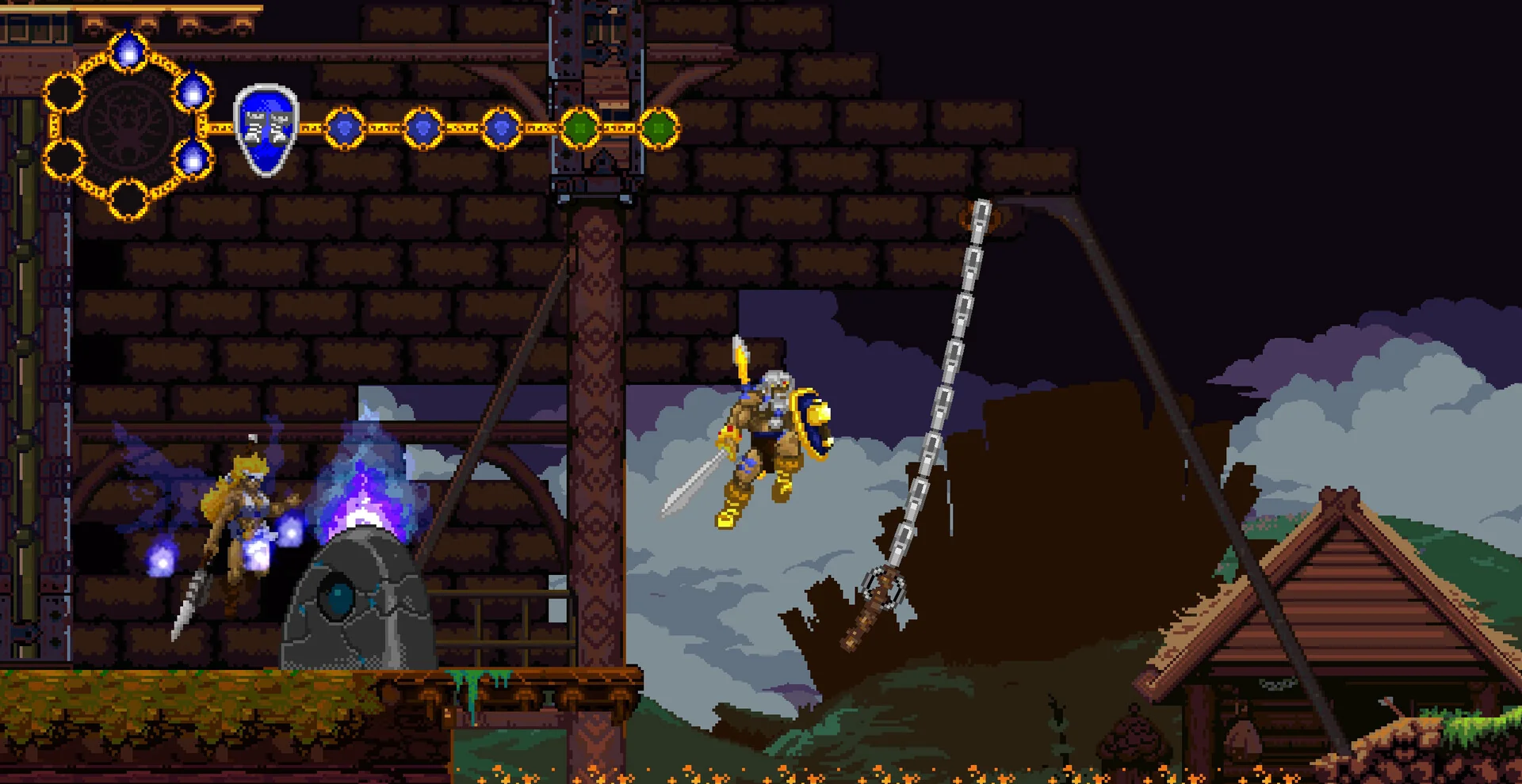 图片[1]-伏尔加维京2 Volgarr the Viking II Switch中文版v1.2.1高难硬核动作平台游戏下载-锐品游戏库