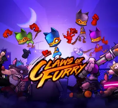 Claws of Furry毛茸茸的爪子Switch中文版v1.0.0免费下载|4人横版动作Beat\'em Up-锐品游戏库