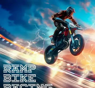 Switch坡道自行车赛Ramp Bike Racing v1.0英文原版极限特技竞速游戏免费下载-锐品游戏库