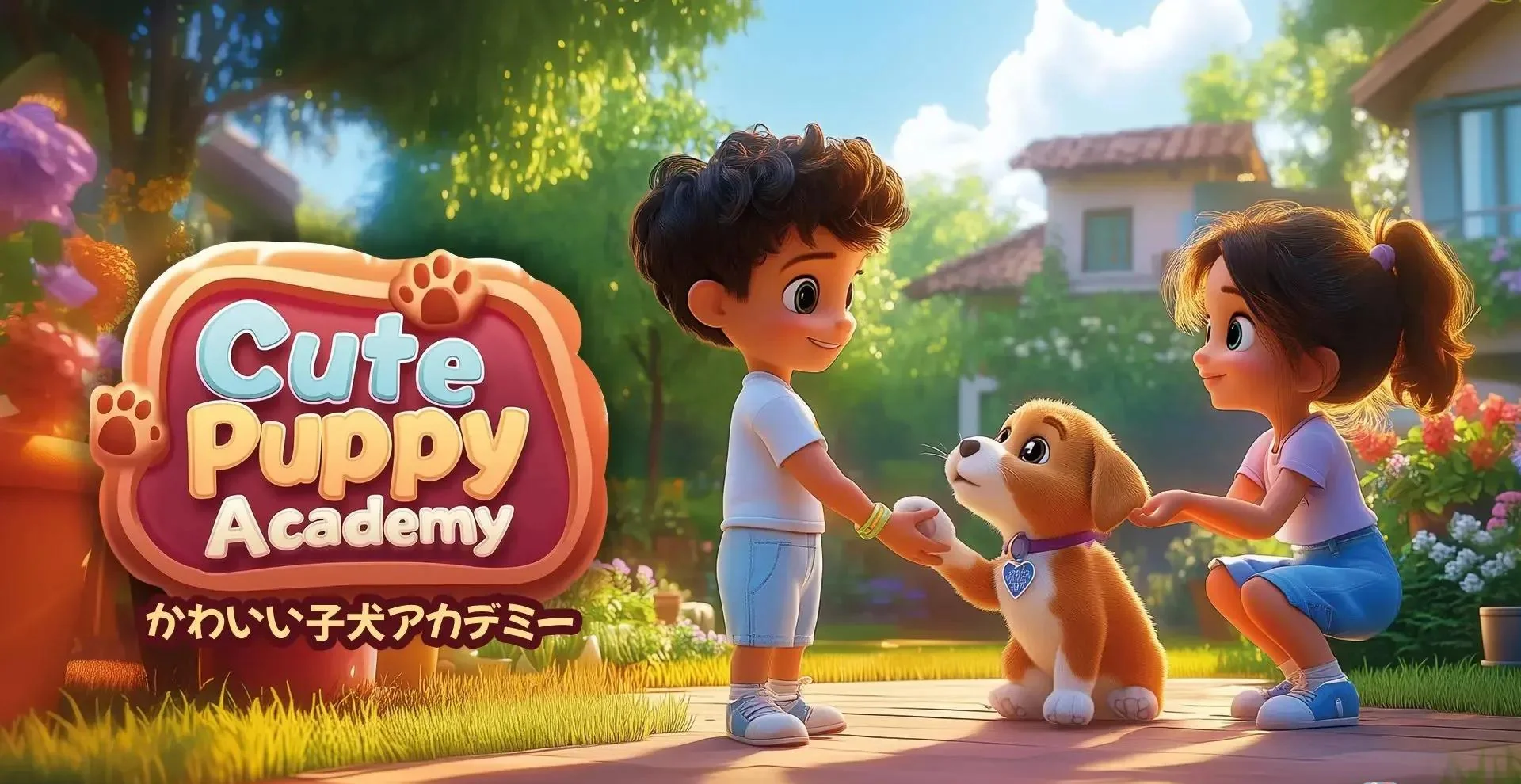 图片[1]-可爱小狗学院v1.1中文版下载|Switch模拟养成高画质云养宠游戏-锐品游戏库