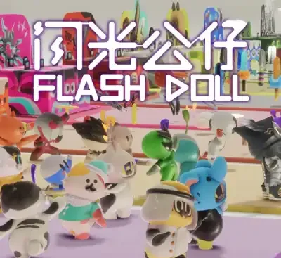 Flash Doll闪光公仔v1.0.0官方中文版下载|盲盒收集+DIY战斗潮玩新游-锐品游戏库