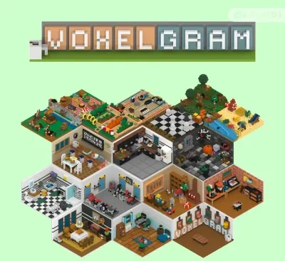 立体绘图方块Voxelgram v2.1.11中文版免费下载 3D益智解谜Switch游戏-锐品游戏库