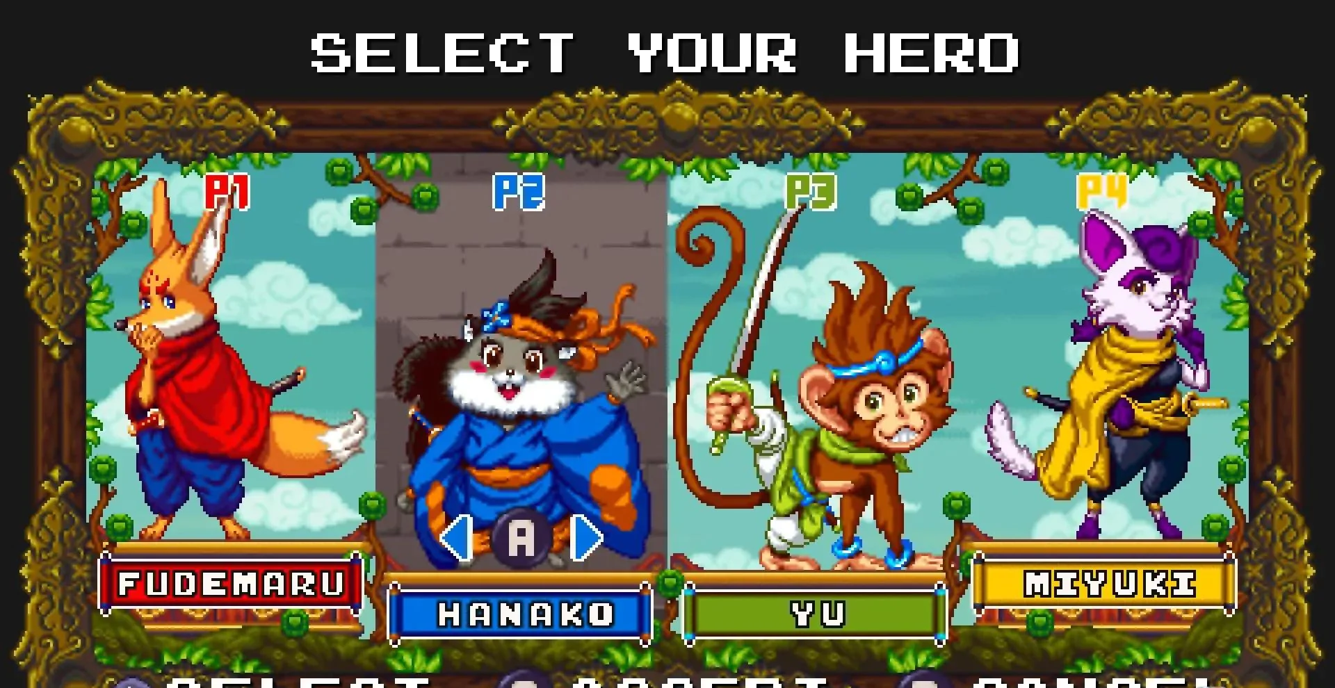 图片[1]-妖怪英雄Kemono Heroes中文版v1.0.2下载｜像素风四人合作动作冒险Switch游戏-锐品游戏库