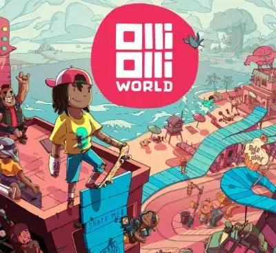 奥力奥力世界OlliOlli World Switch v1.3.1中文版+4DLC 滑板动作平台游戏免费下载-锐品游戏库