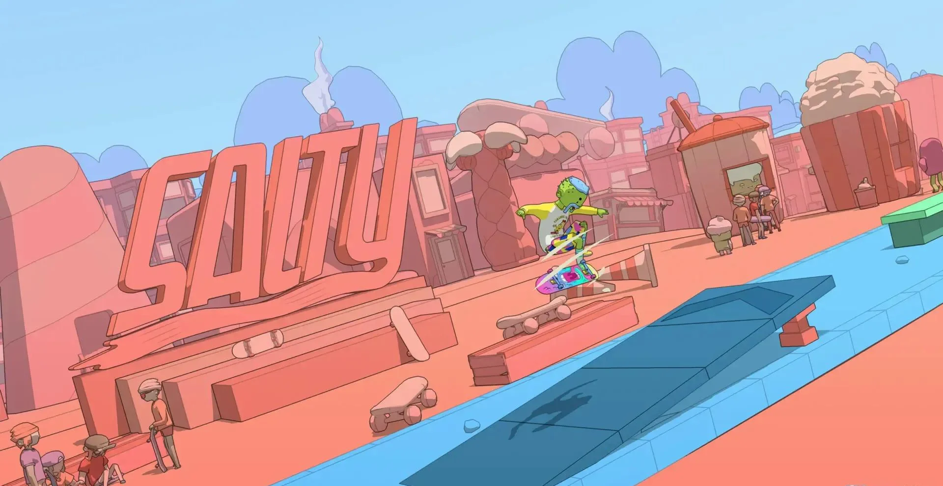 图片[2]-奥力奥力世界OlliOlli World Switch v1.3.1中文版+4DLC 滑板动作平台游戏免费下载-锐品游戏库