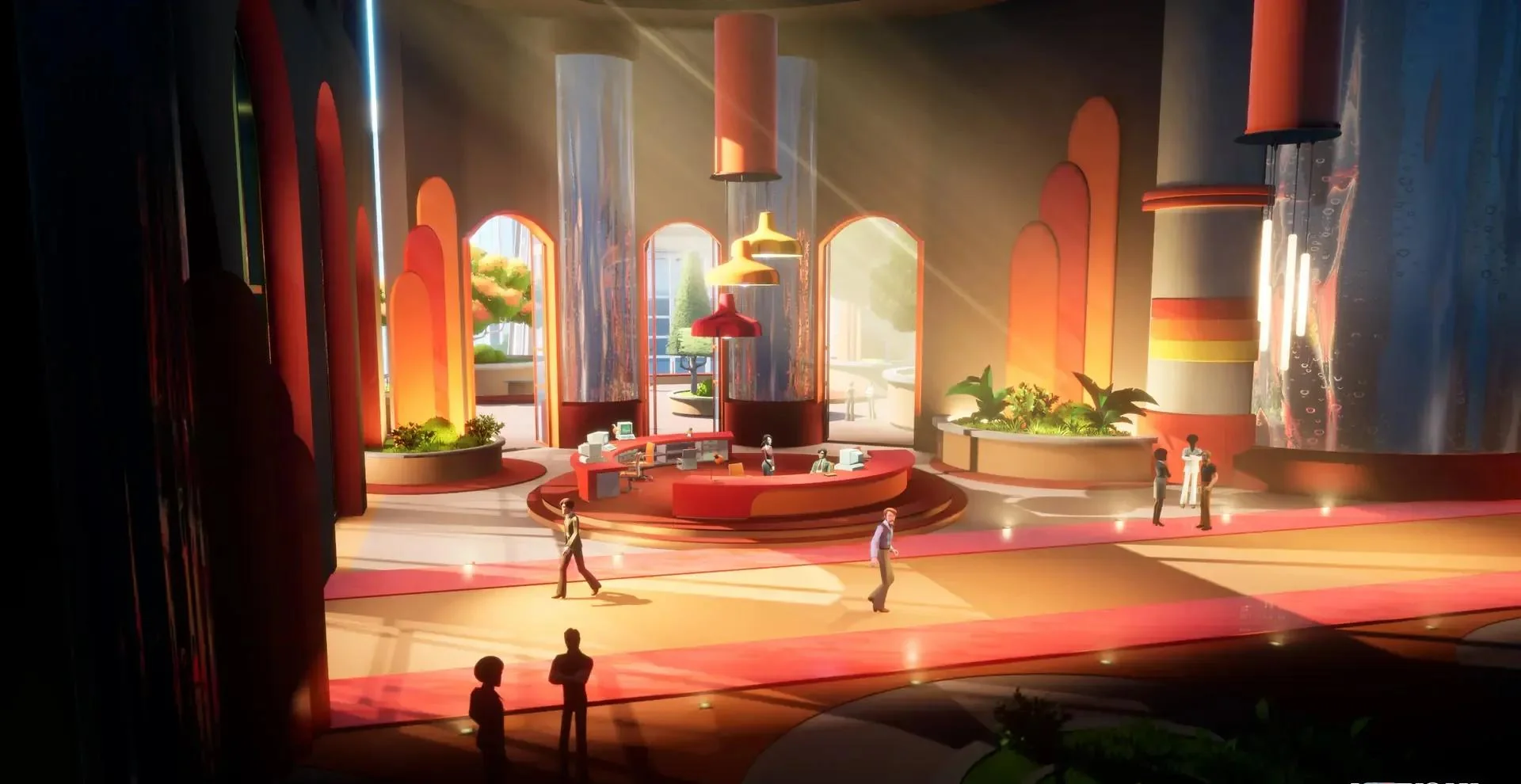 图片[1]-美国阿卡迪亚Switch中文版v1.0.3下载 复古未来风冒险解谜2.5D平台大作-锐品游戏库