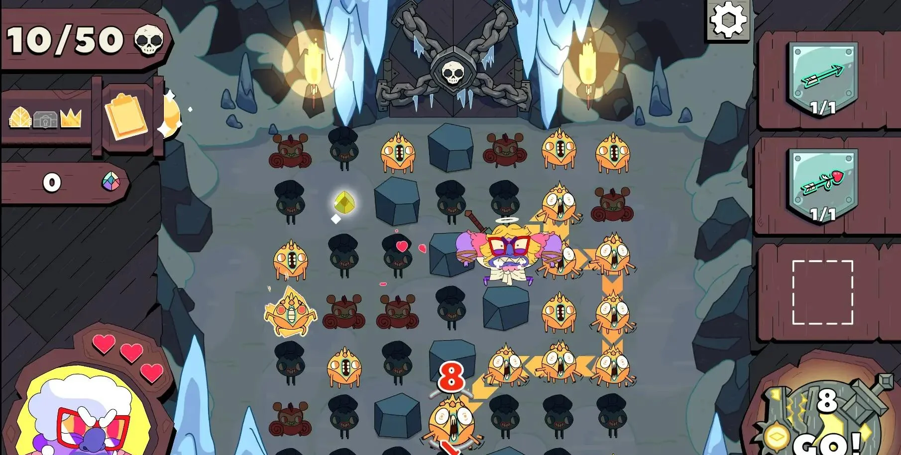 图片[1]-勇闯宝石山GRINDSTONE Switch中文版v1.1.36高画质益智三消冒险免费下载-锐品游戏库