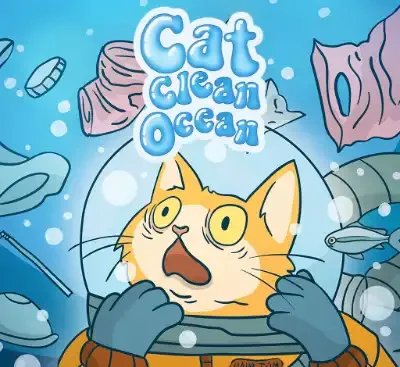 猫咪清理海洋Switch中文版v1.0下载 环保冒险解谜高画质游戏-锐品游戏库