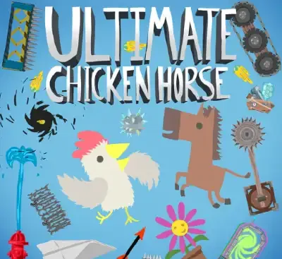 超级鸡马Ultimate Chicken Horse中文版v1.12联机派对平台跳跃游戏免费下载-锐品游戏库
