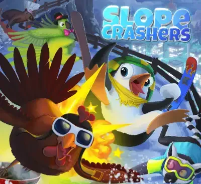 冰雪大冲关Slopecrashers v1.3.0美区中文版下载|Switch滑雪竞速派对高帧率-锐品游戏库