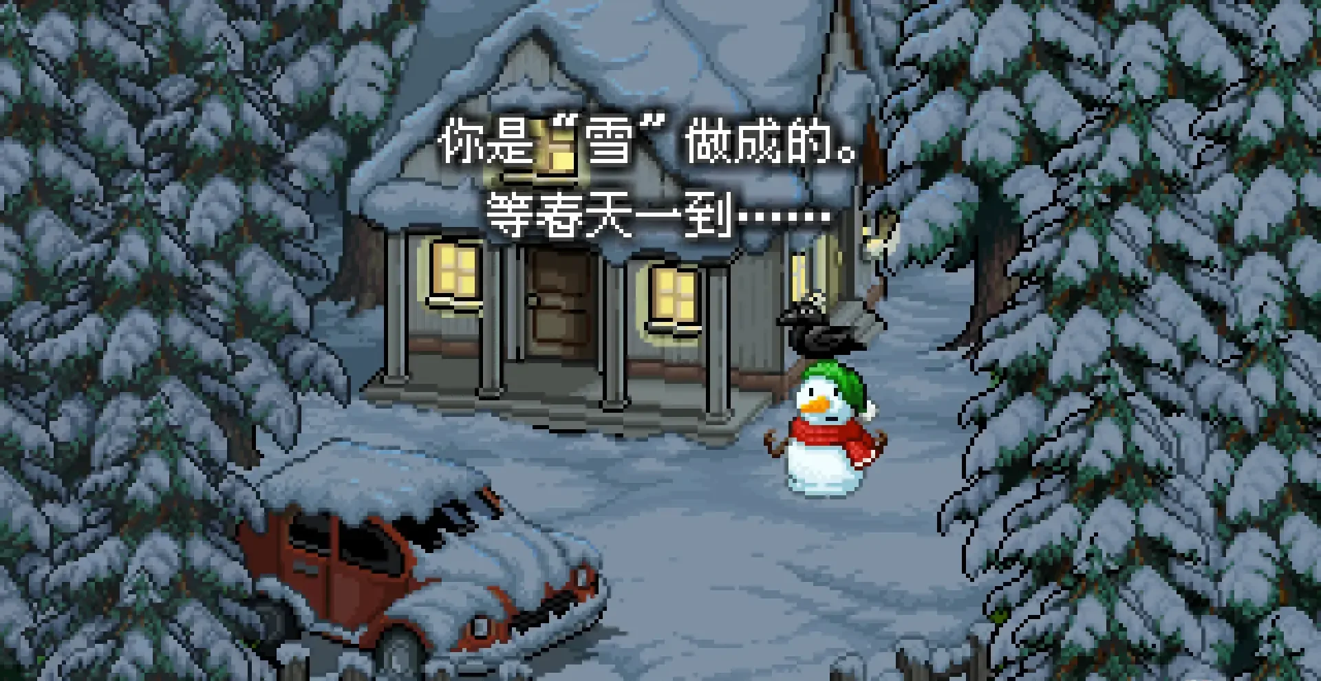 图片[1]-雪人的故事Snowman Story Switch中文版v1.0.0下载|像素治愈解谜冒险游戏-锐品游戏库