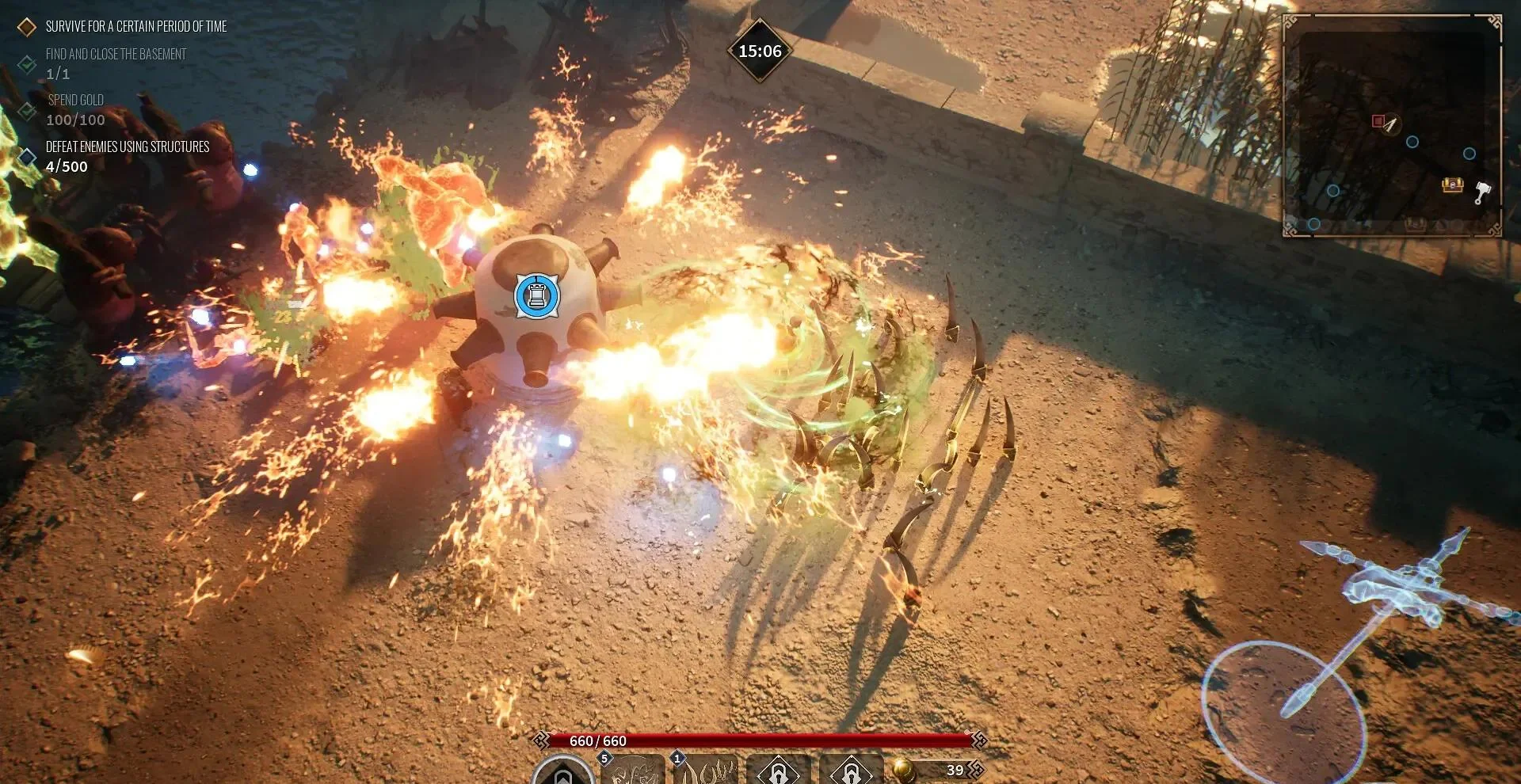 图片[1]-阿喀琉斯幸存者Switch中文版v1.0.0下载|肉鸽弹幕生存+塔防建造-锐品游戏库