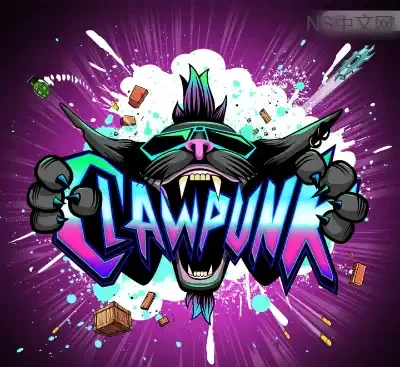 赛博喵战士CLAWPUNK Switch中文版v1.0.4下载 2D动作Roguelite高燃猫战-锐品游戏库