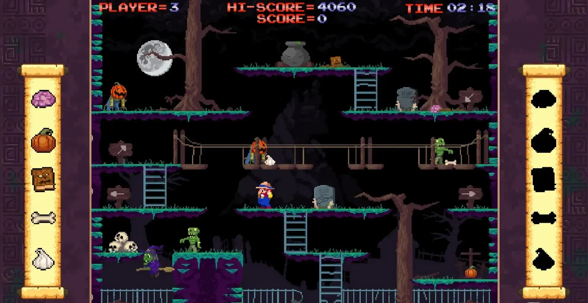 图片[1]-农民弗雷迪Switch英文版v1.0.3下载|复古16位像素平台跳跃冒险-锐品游戏库