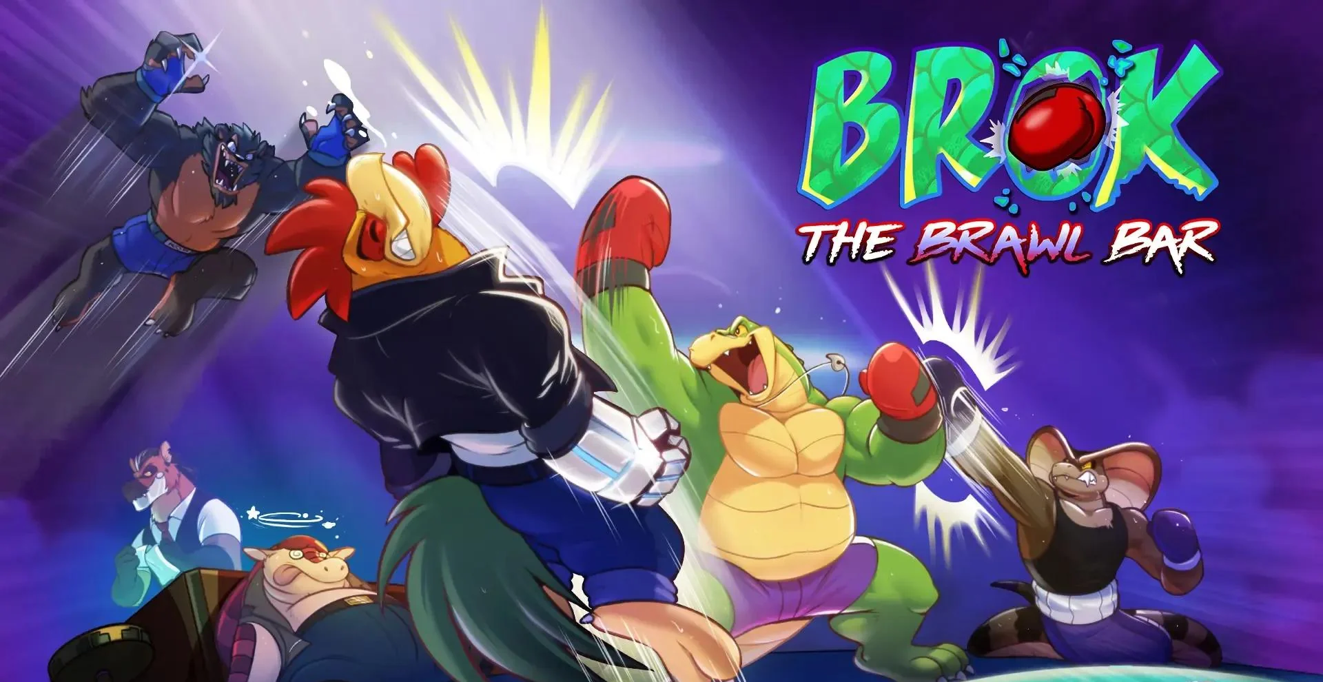 图片[1]-鳄鱼侦探布罗格乱斗酒吧Switch中文版v1.0.2下载 横版格斗联机高画质-锐品游戏库