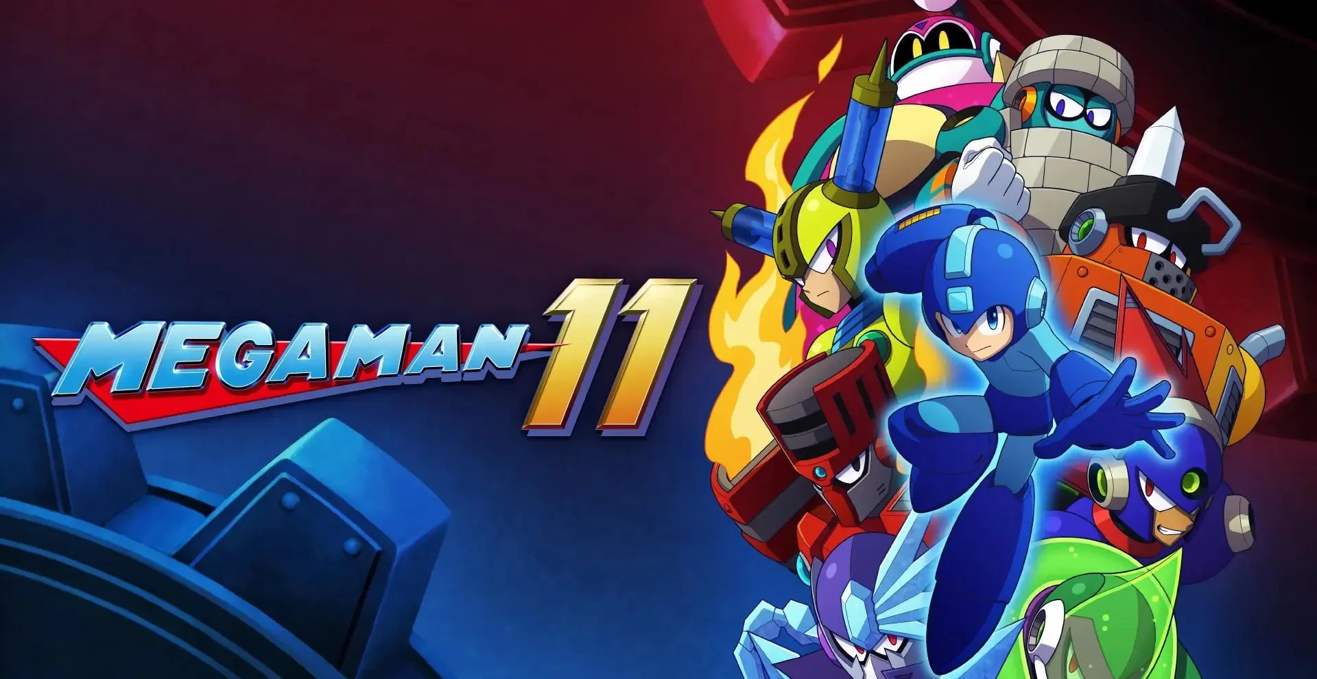 图片[1]-洛克人11 Mega Man 11 官方中文v1.0.2 2.5D动作冒险高画质Switch免费下载-锐品游戏库