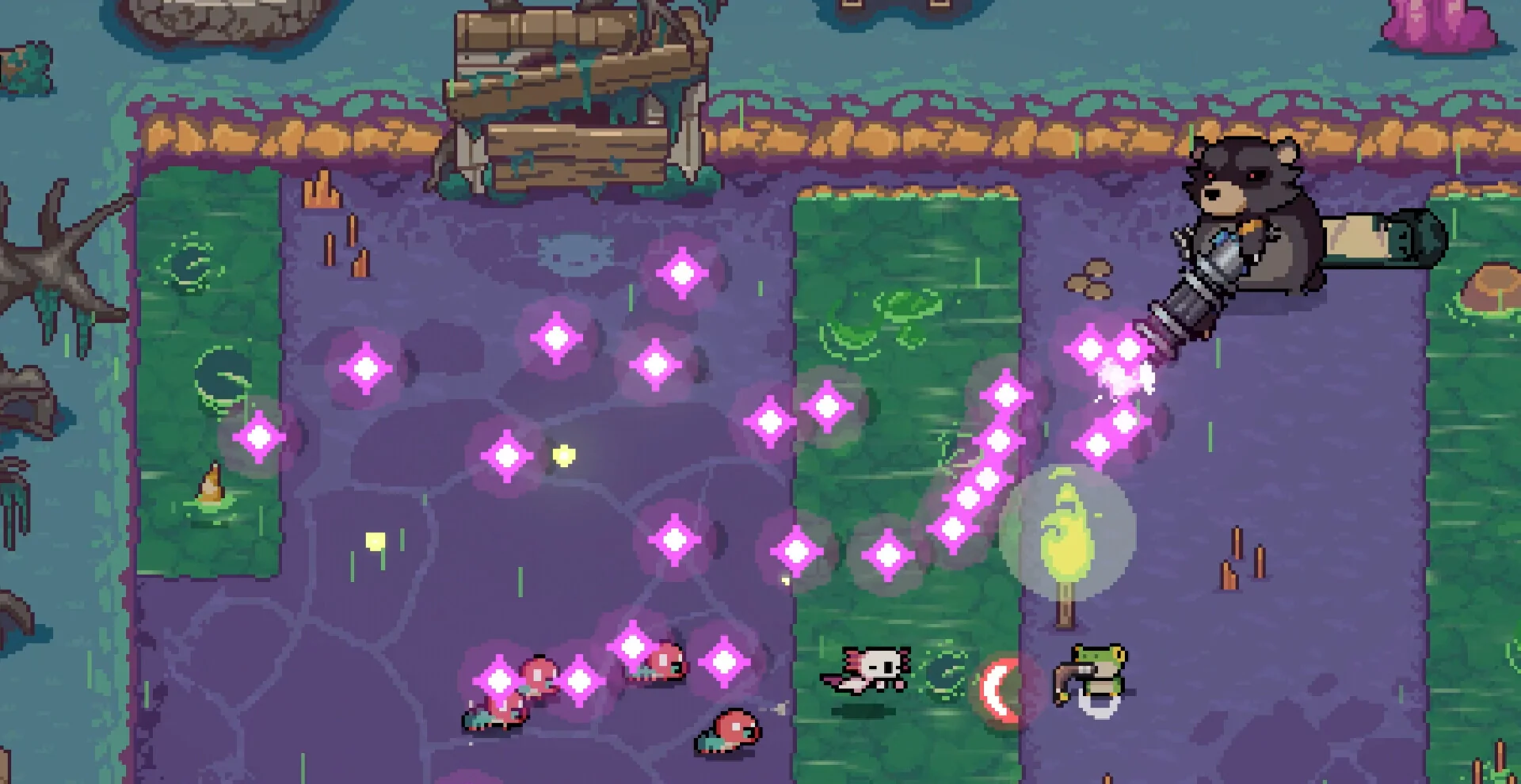 图片[1]-AK蝾螈突袭AKxolotl Switch中文版v2.5.20239.20.1 顶视角Roguelike射击游戏免费下载-锐品游戏库