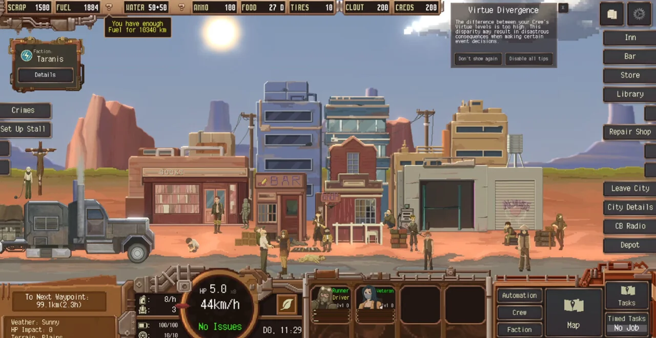 图片[1]-废土快递Switch中文版v1.3升补整合版下载|像素废土策略经营RPG-锐品游戏库