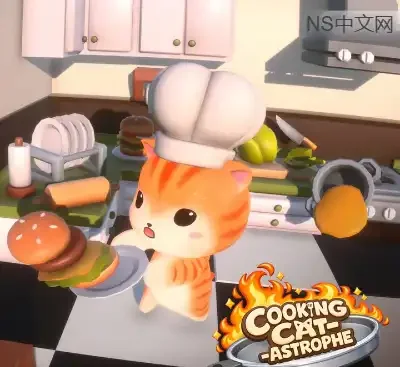 猫咪闹厨房Cooking Cat-Astrophe Switch中文版v1.0.0下载 休闲烹饪动作新游-锐品游戏库