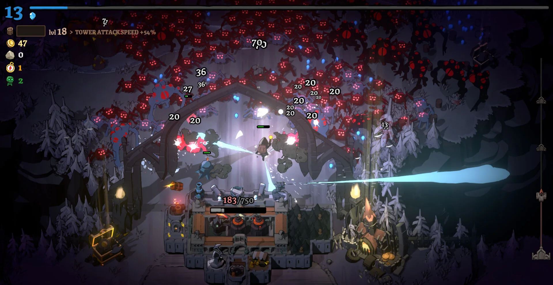 图片[1]-魔怪来袭Rock&Road中文版Build.21651435 末日塔防生存Roguelike免费下载-锐品游戏库