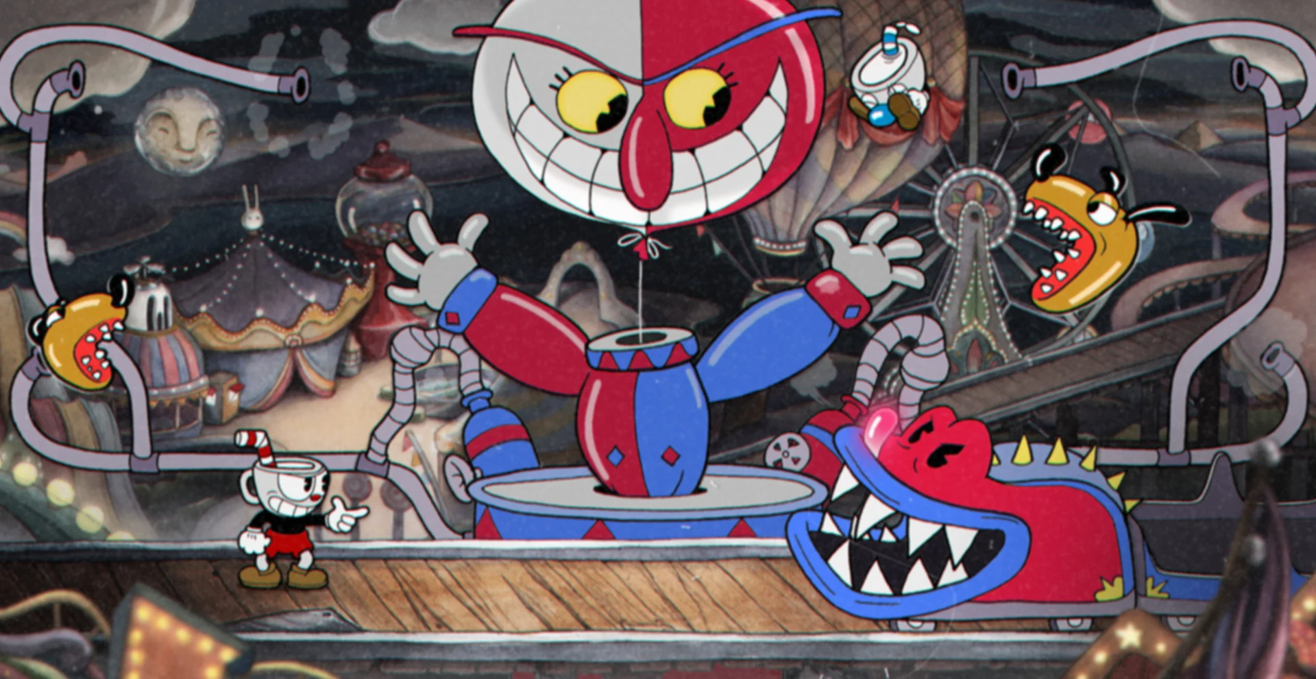 图片[1]-茶杯头Cuphead v1.3.5中文整合DLC高画质复古射击游戏免费下载-锐品游戏库