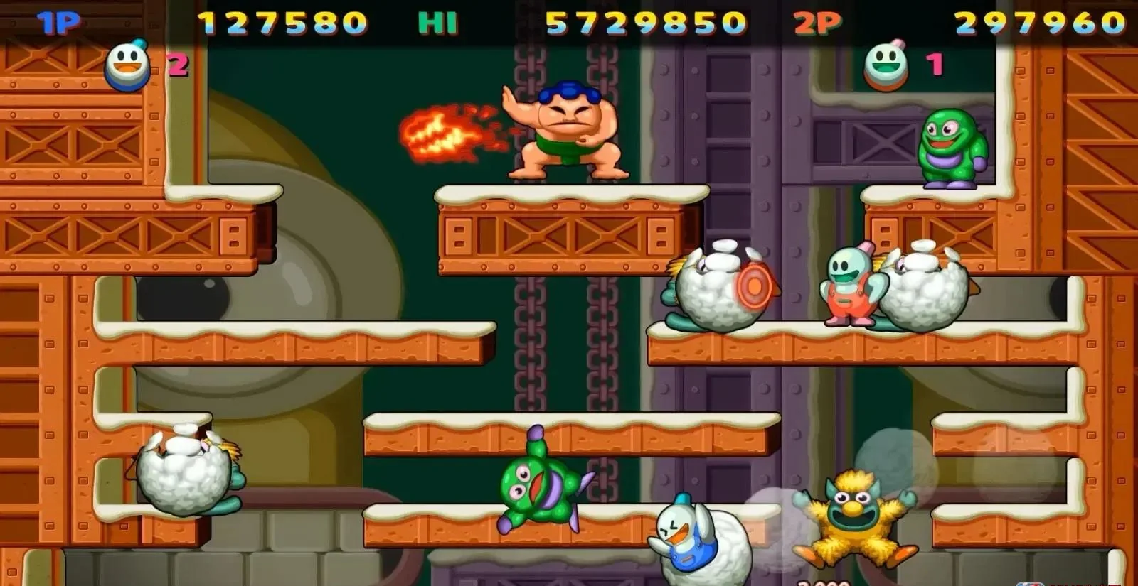 图片[1]-雪人兄弟特别版中文版v1.0.0下载|经典街机重制高画质双人闯关单机游戏-锐品游戏库