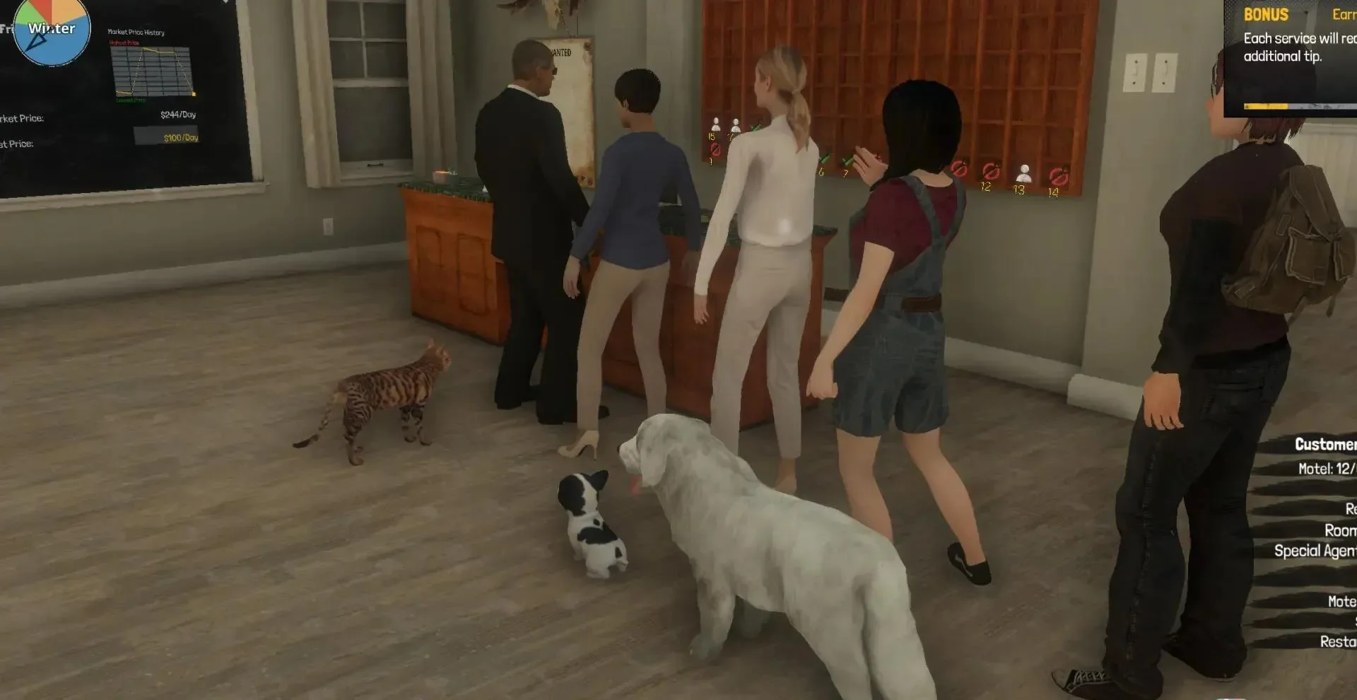 图片[1]-北极汽车旅馆模拟器v1.0.7中文版高自由度经营单机游戏下载-锐品游戏库