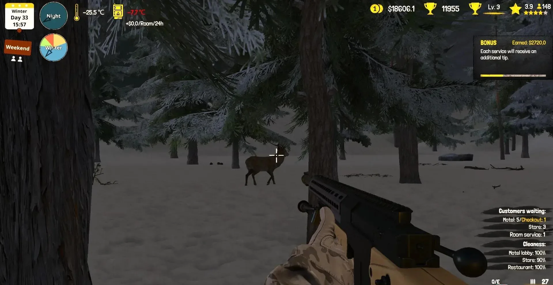 图片[2]-北极汽车旅馆模拟器v1.0.7中文版高自由度经营单机游戏下载-锐品游戏库