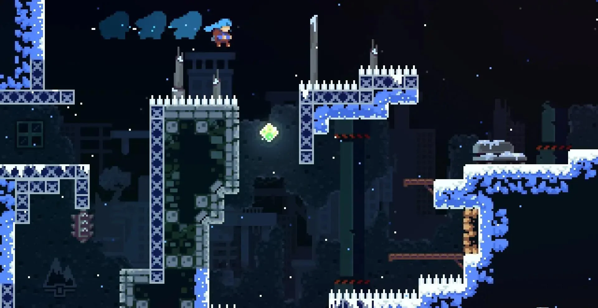 图片[1]-蔚蓝Celeste v1.4.0.0官方中文高难平台跳跃单机版免费下载-锐品游戏库