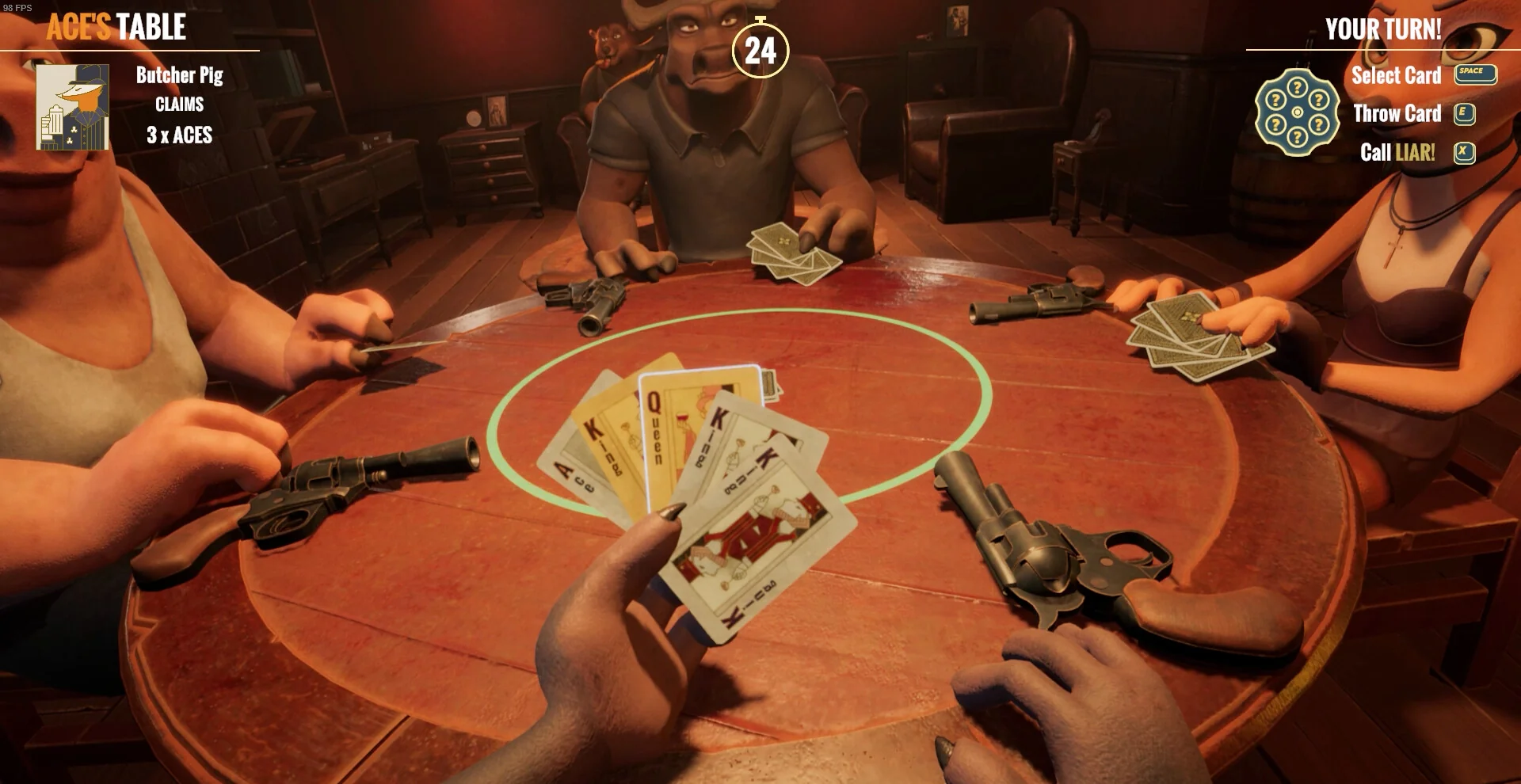 图片[1]-骗子酒吧Liar\’s Bar v0.93官方中文联机版下载|高画质棋牌骗术对抗游戏-锐品游戏库