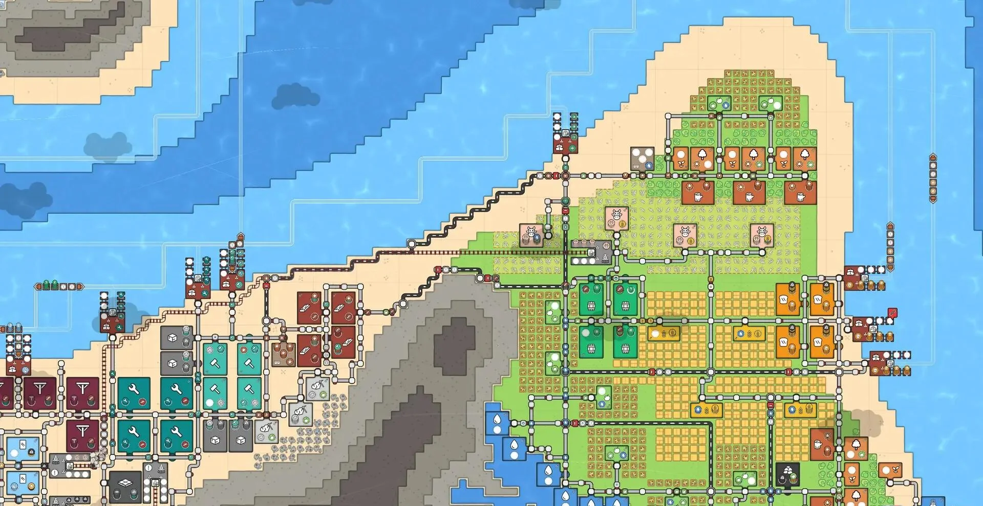 图片[1]-小小城建Mini Settlers v1.3官方中文版|极简岛屿城市建造策略经营游戏免费下载-锐品游戏库