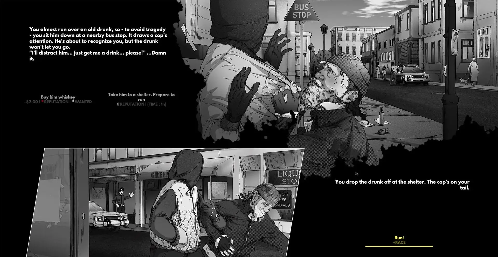 图片[1]-Heading Out西部公路v1.040官方中文版下载|黑白漫画风Rogue赛车冒险18.2GB-锐品游戏库