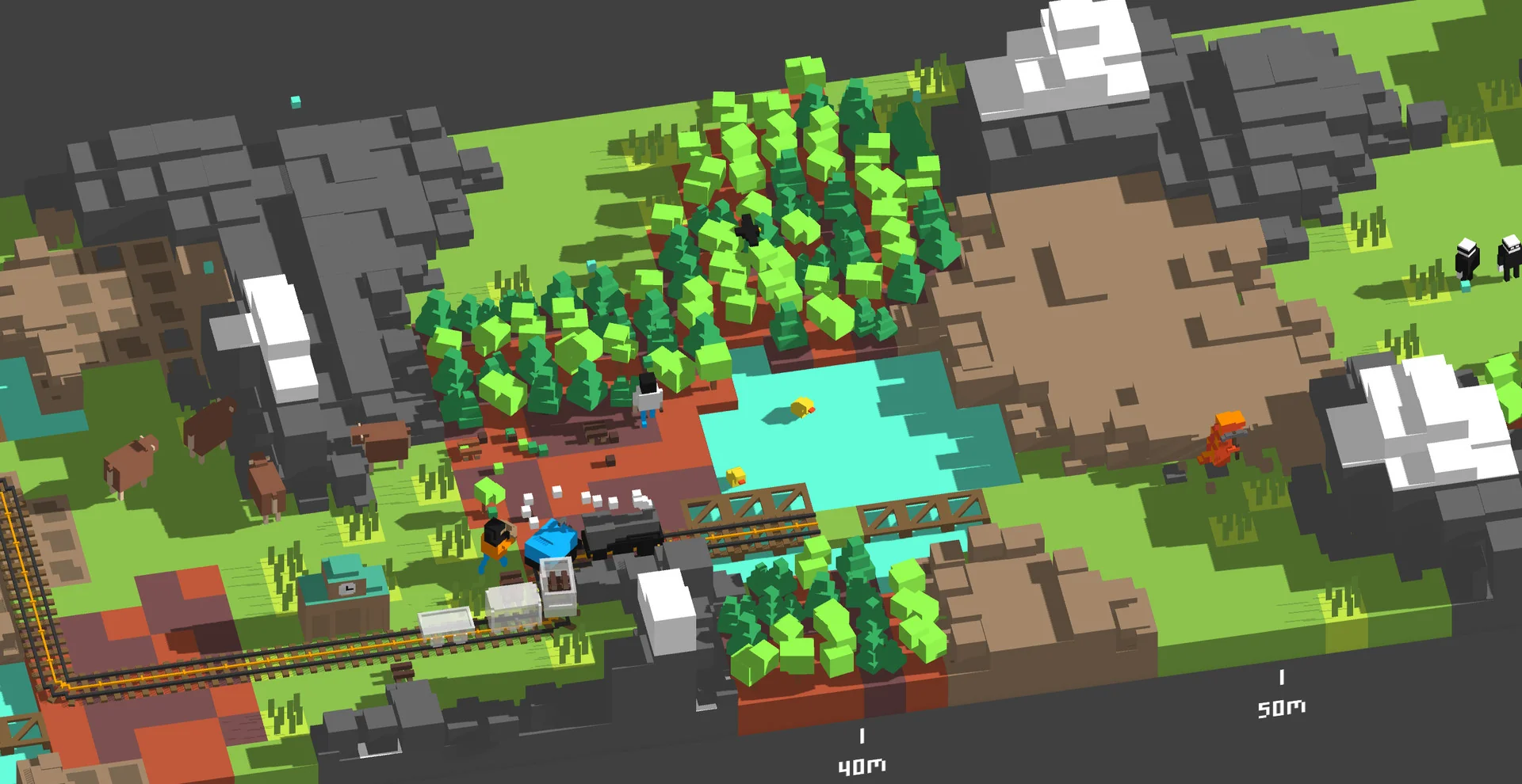 图片[1]-一起开火车Unrailed! 官方中文最新版Build.19194021 多人联机像素沙盒协作游戏免费下载-锐品游戏库