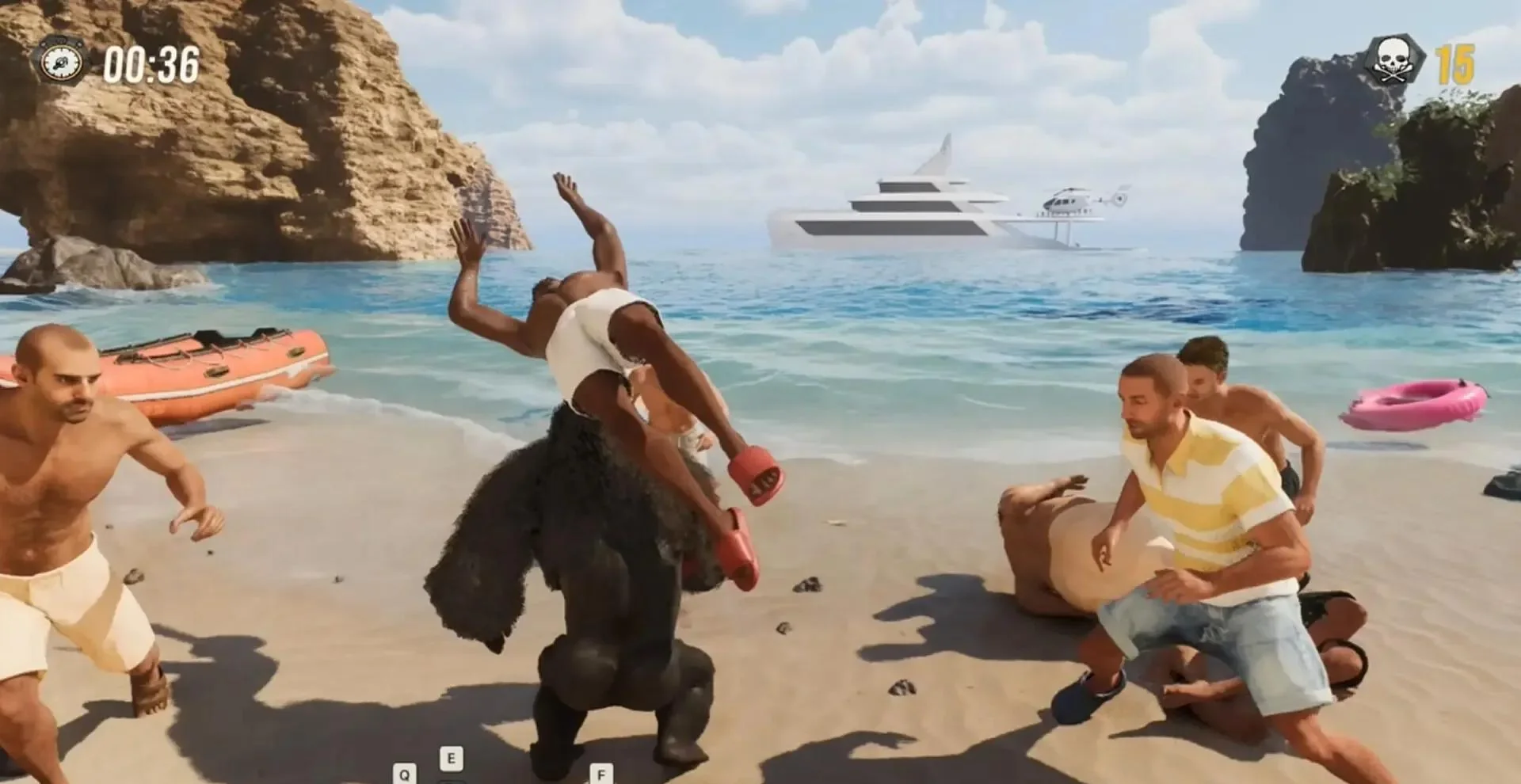 图片[1]-猩猩对战100男人官方中文版Build.19340838下载|3D格斗解压动作游戏高画质免费资源-锐品游戏库