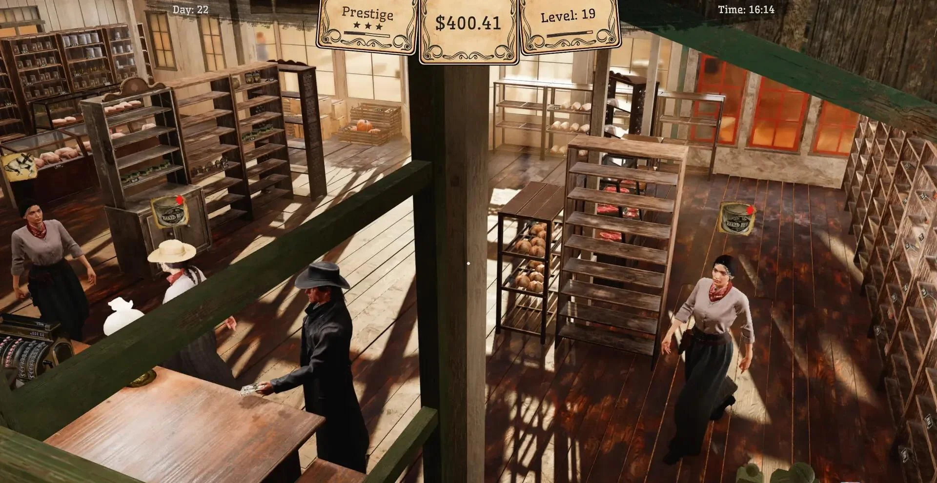 图片[1]-牛仔镇杂货铺Build.19525606官方中文版下载|西部模拟经营高自由超市大亨-锐品游戏库