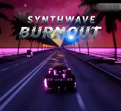 Synthwave Burnout合成波狂飙最新中文版Build.20051620|赛博朋克街机竞速高画质免费下载-锐品游戏库
