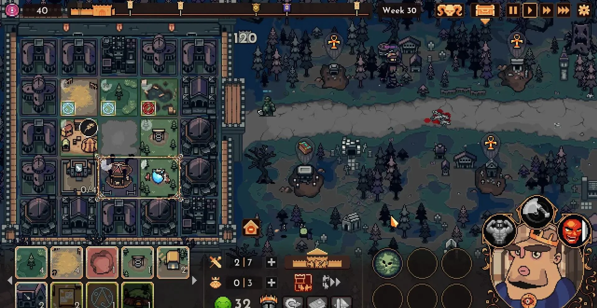 图片[1]-王之凝视The King is Watching v1.0.6官方中文版Roguelite像素策略建造游戏下载-锐品游戏库