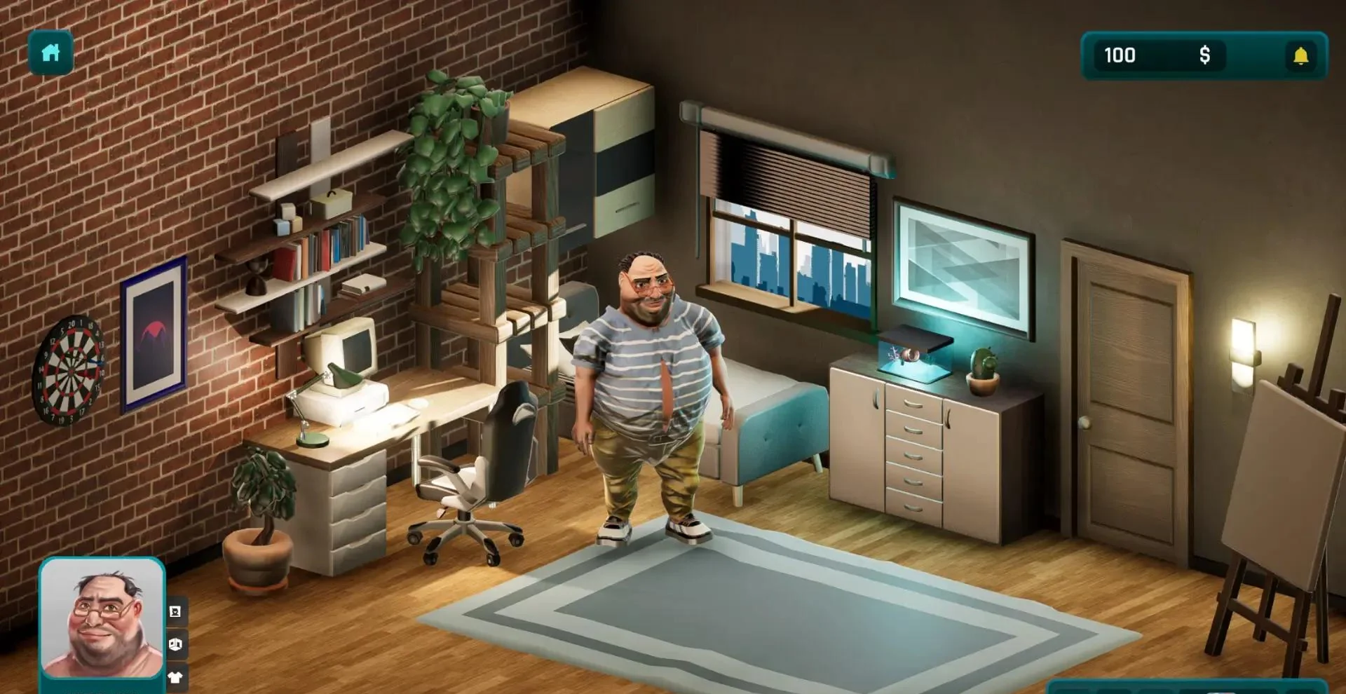 图片[1]-书呆子模拟器Build.20541829中文PC版下载|生活模拟RPG黑色幽默高自由度-锐品游戏库